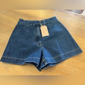 Meshki Blue Denim Skirt with Branded Tag